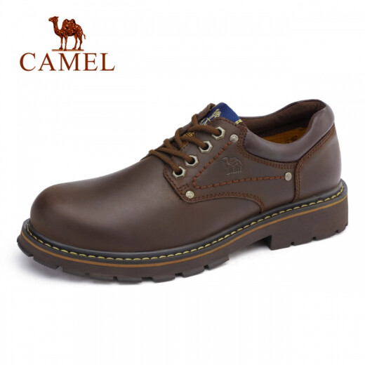 Camel Men's Shoes Trendy Work Boots Low Boots Sports Boots Retro Fashion Casual Men's Boots A932350320 Dark Brown 42 It is recommended to choose one size smaller