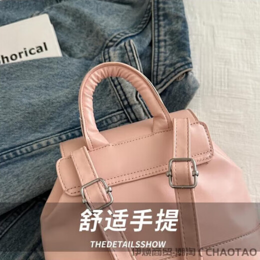 Liyou -Rucksack für Frauen mit kleinem Rucksack für Mädchen, die aus dem koreanischen Mädchen Rucksack für Frauen spielen 2024 New Fashion College Style Pink