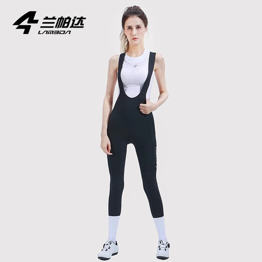 Lamparda cycling suits, road bikes, women's cycling pants, straps, trousers, bicycles, quick-drying, slim fit, breathable, seat cushion, Qingru