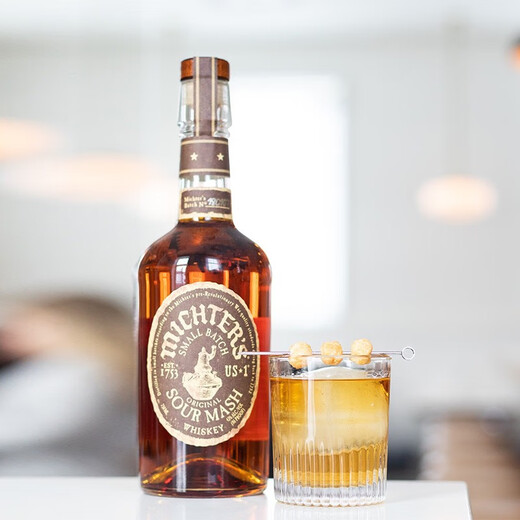 酩帝诗（MICHTER'S）【原瓶进口】美国波本黑麦威士忌洋酒 酩帝诗US1酸麦芽威士忌700ml