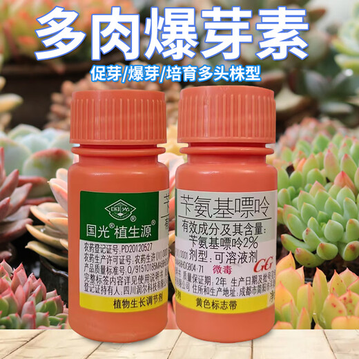 Guoguang polysucculent bud bursting hormone eubud stimulating side bud flower nutrient solution orchid bud bursting liquid cytokinin medicine 10ml