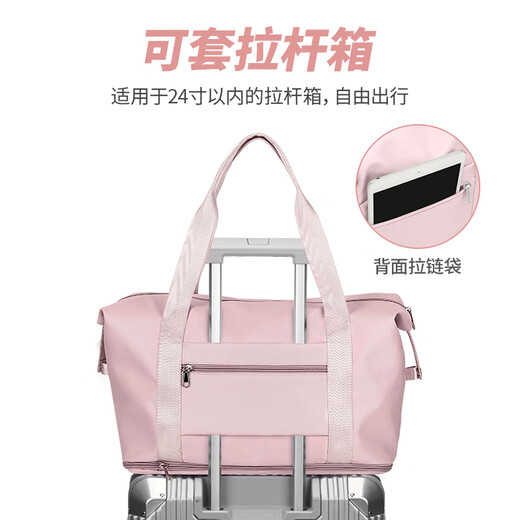 Sac de voyage à main Landcase pour les femmes avec un sac à bagages léger de grande capacité Sac de rangement extensible Sac de gym