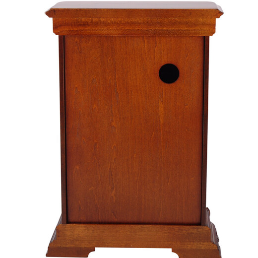 Seiko Japan Seiko hourly chime table clock living room bedroom office creative exquisite quartz clock solid wood clock brown