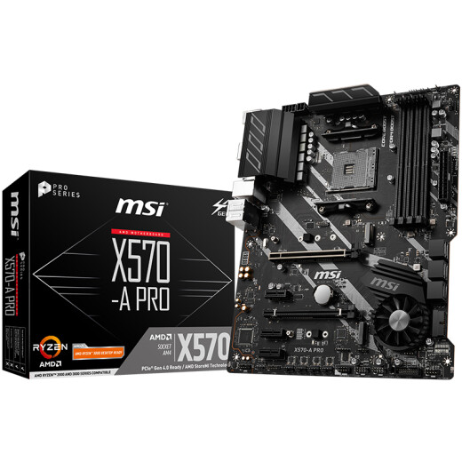 MSI PRO X570-A PRO computer motherboard supports CPU5800X/5600X/5900X/3700X (AMDX570/SocketAM4)