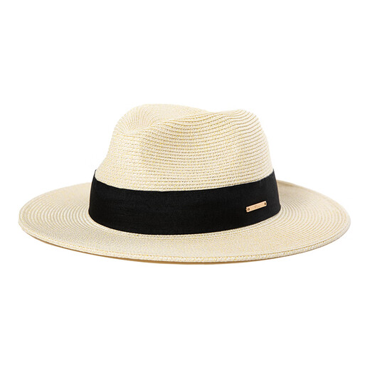 Siggi Strohhut Männer Sommer Gentleman Casual Beach Trend Hut großer Kopfumfang Sonnenhut Sonnenschutzhut