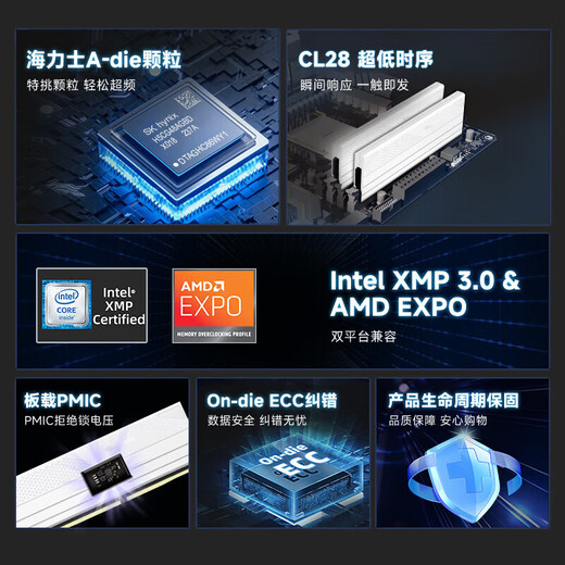 KINGBANK DDR5 Memory Silver/Black Blade/Star Blade 6000/6400/6800 Desktop Memory Gaming Esports Vest Strip Deepseek Hardware Star Blade 16G*2 6000 Hynix A Generation C28 White