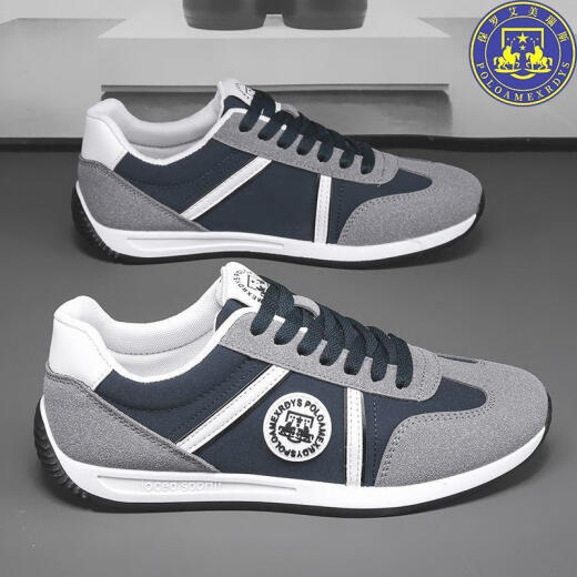 P.YH.ZH Paul Emiris Shoes para hombres Summer 2024 Nuevos zapatos casuales transpirables para un pie para los primeros zapatos planos gourmet Sports Shoes Blue [AW9902] 41