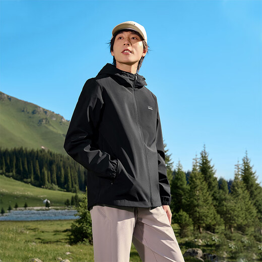 361 chaqueta masculina de otoño repelente a la chaqueta de agua de agua deportiva capucha castaño top652434602d-7