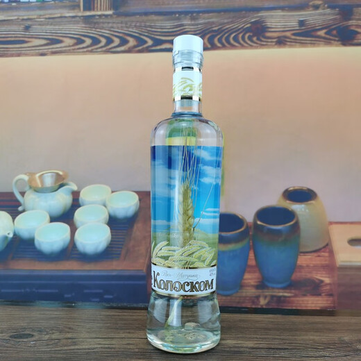 萨拉普尔500ml瓶进口俄罗斯小麦穗风味伏特加小麦酒洋酒烈酒白酒鸡尾酒 真麦穗伏特加 500mL 5瓶