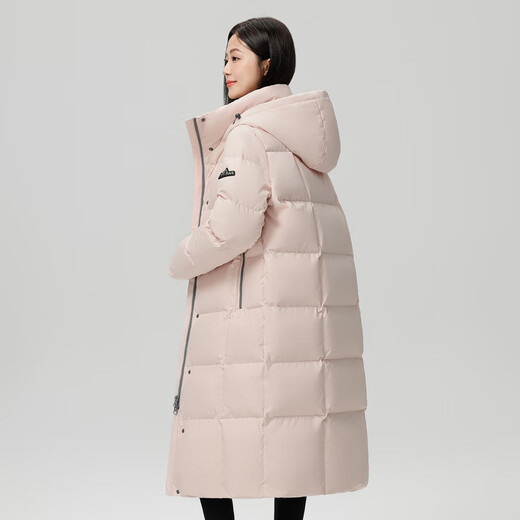 Fliegen im Schnee [Goosevelt] neue Mode und vielseitige große Taschen, große Long -Kapuzen -Frauen -Down -Jacke für Frauen, Bewa Powder 1695 M 165/88A