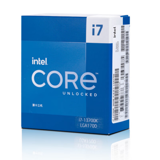 英特尔（Intel） 13代酷睿i7 13700K 13700KF 13700 13700F 13790F 16核24线程 盒装CPU台式机处理器 板U套装 酷睿 i7-13700K【16核24线程】