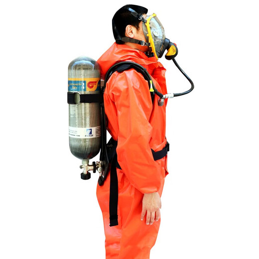 Hengtai Positive Pressure Air Respirator Firefighting 3C Certified Fire Emergency Rescue Mini Fire Station Portable Respirator RHZK6.8/C 6.8L Jingcangfa