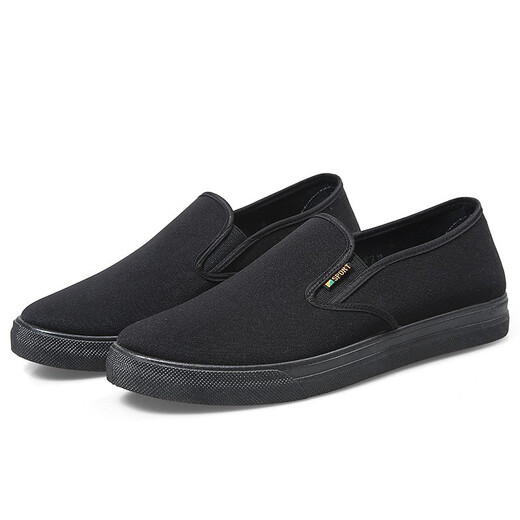 
Red and green century-old Beijing cloth shoes men's breathable black work shoes 3520 anti-slip lightweight middle-aged and elderly father's shoes soft sole driving shoes 3520 original classic black (four seasons) 42