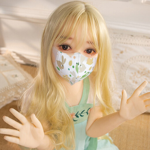 HANIDOLL Hani doll solid body silicone free inflatable male sex toy real version inverted mold with skeleton masturbation silicone head + TPE body 128cm