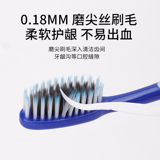Excellent care soft bristle toothbrush, high-end toothbrush, ultra-fine soft, high-density, large-head silk, independent high-end packaging, universal for men and women, 830 models, 5 high-end ultra-dense soft bristle toothbrushes