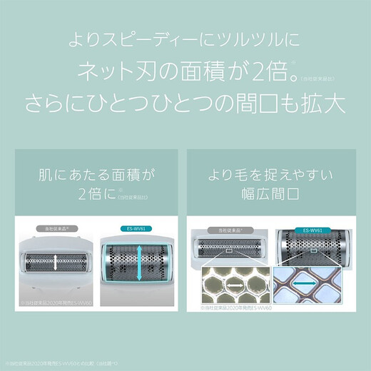 Panasonic [Japan Direct Mail] Panasonic VIO Shaver, Bikini-specific hair removal, waterproof, dry and wet dual-purpose electric and efficient hair removal ES-WV61-N [Requires No. 5 battery]