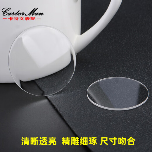 Carterman Watch Lens Glass Adecuado para Casio MTP-1374 MTP-1375 1381 EFR-303 MASTER MISPOR MTP-1374