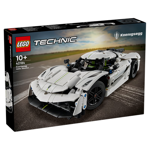 LEGO building block mechanical set series 42184 Koenigsegg white supercar boy children's toy Christmas gift