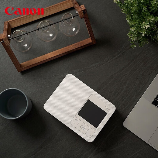Canon CP1500 photo printer, home wireless portable photo printing, clear photos without fading, cp1300 upgraded version CP1500 white, worry-free travel package (6 inches 108 sheets of paper + ribbon + rechargeable battery)