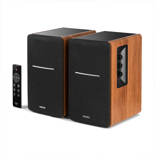 漫步者（EDIFIER）R1200BT桌面蓝牙音箱台式电脑音响木质2.0家用笔记本多媒体42W大功率D类功放高品质低音炮带遥控器 R1200BT