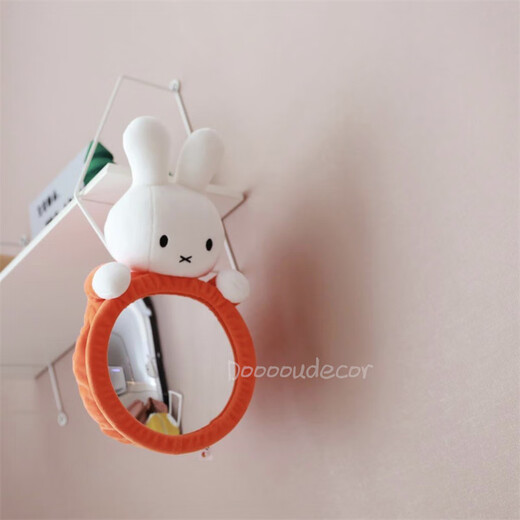 CLCEY Korea ins car child safety seat reflector baby observation mirror basket reverse installation rearview mirror crown bear mirror