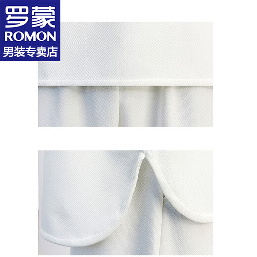 罗蒙（ROMON）冰丝短袖t恤男套装夏季短袖男士半袖休闲打底衫夏装短裤一套男装 DT683米白色套装 XL 180