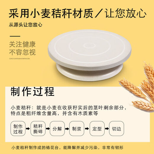 Home Jazz Cake Turntable Decorating Turntable Decorating Table Decorating Table Tool Set for Making Cake Materials Full Household Birthday Baking Decorating Table Set Three - Decorating Expert