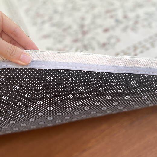 Zhonghong European living room carpet bedroom bedside blanket American sofa coffee table blanket cloakroom jacquard household non-slip scrubbable Roman brown 140*200CM