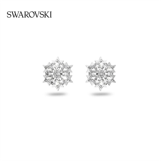 Swarovski (SWAROVSKI) MAGIC earrings, earrings, light luxury accessories for girlfriends, wives, ice-through snowflakes 5627347