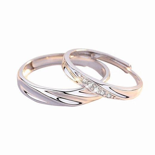 Centennial-old Fenxiang diamond ring, platinum ring, platinum pair of rings, proposal ring, engagement ring, wedding ring, birthday gift for girlfriend, pair of live rings