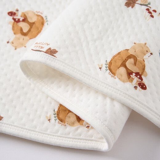 Tongtai (TONGTAI) baby blanket autumn and winter 0-3 months baby blanket TS43C201-DS orange 80*80cm