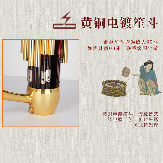 宏艺凤鸣宏艺凤鸣笙乐器14簧17簧21簧初学专业扩音紫竹圆方笙厂家直销演奏 17簧D调扩音管（紫竹+白管+箍）