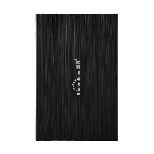 BLUEENDLESS USB2.0 mobile hard drive external 2.5-inch portable storage high-speed TV hard drive black 750GB