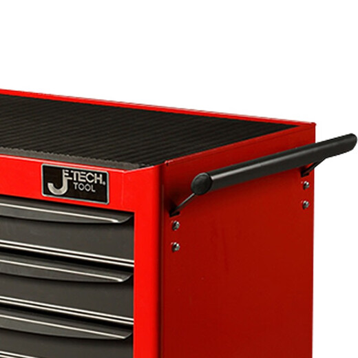 JETECH hardware auto repair tool cart, hand push auto repair cart, multi-functional repair cart, drawer-type tool cabinet, mobile parts cart, 200-piece tool cart set, RC-200S, complete vehicle package (car + tools)