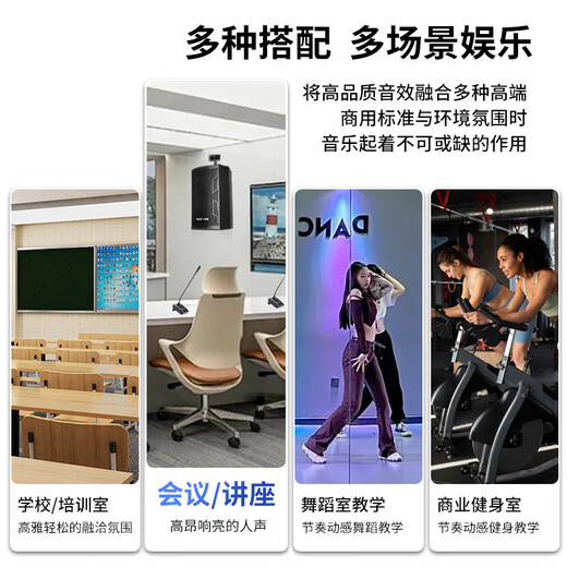 Westin Home KTV Audio Set KTV Singing Full Set Equipment Speaker Audio Bluetooth Amplifier Microphone Conference Training Classroom Dance Studio 106 Meeting +393