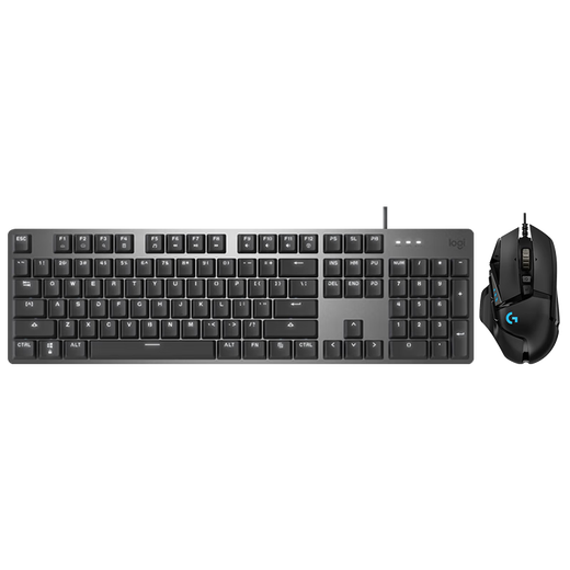 
Logitech G502 HERO wired keyboard and mouse gaming mouse K845 gaming mechanical keyboard e-sports keyboard and mouse set Logitech K845 tea shaft + G502HERO