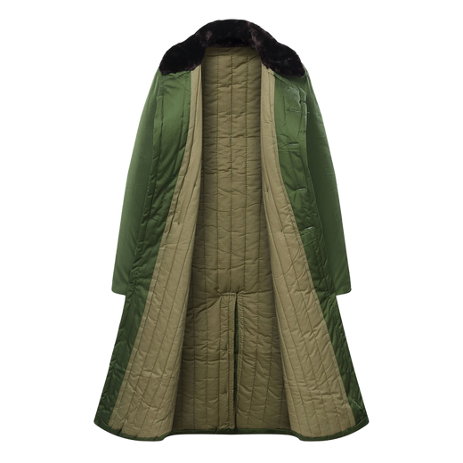 Yusa military coat men's old-fashioned over-the-knee winter thickened long security coat cotton coat cold-proof clothing labor protection cotton-padded jacket Xinjiang good cotton military coat - high quality thickened one size fits all / suitable for 120-180 Jin Jin equals 0.5 kg