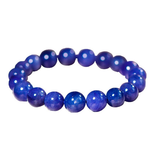 Shanguan Natural Crystal 7A+ Tanzanite Beads Old Ore Bracelet Collection Grade Starlight Bracelet for Women and Men 10 Free 7A+ About 9MM
