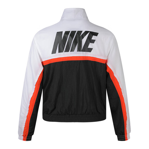 [70% new] Nike NIKE Men's Jacket AS M NK THROWBACK JKT WVN Sportswear AV9756-100 White L size
