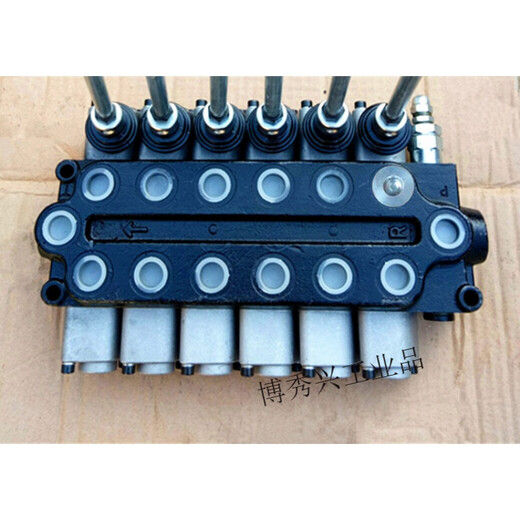 Hydraulic distributor ZD-L112 manual reversing valve 1-6 joint single two-way control valve multi-way valve new 102 6-way 1 one-way 5 two-way
