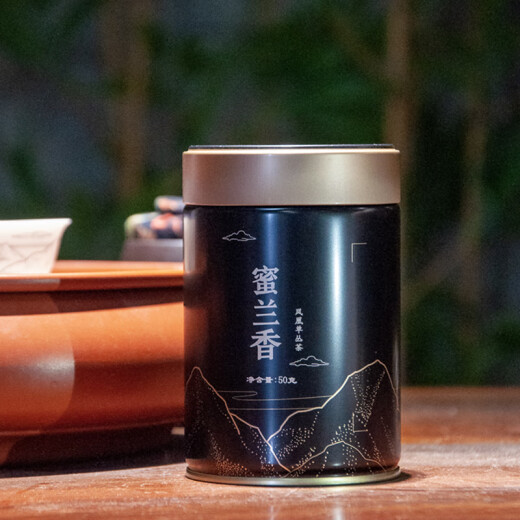 天池茶业1392 凤凰单枞鸭屎香 七彩高山有机特级乌龙茶叶潮州单丛茶罐 蜜兰香 50g*1罐