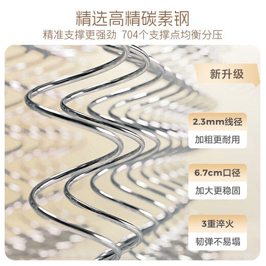 Musheng latex coconut palm independent spring Simmons mattress 1.5x2 meters 20cm thick