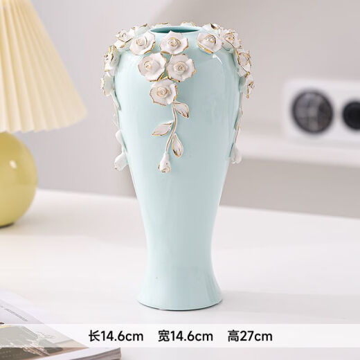 Ornamentos de cerámica de estilo europeo creativo gabinete de televisión accesorios de mesa de comedor