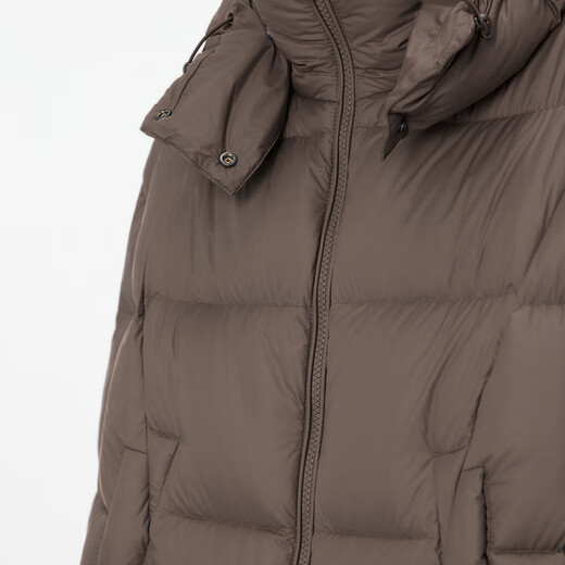 Jnby/Jiangnan tela Otoño e invierno Down Jacket para mujeres Diseño tridimensional Collar mangas largas 5o0c13660 209/marrón oscuro L