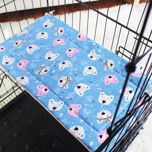 Hanhan pet cat cage platform mat set cat pet foot pad thickened double-sided anti-stuck foot cotton pad cat mat cat hammock 40*21cm suitable for black 600 double-layer cat cage
