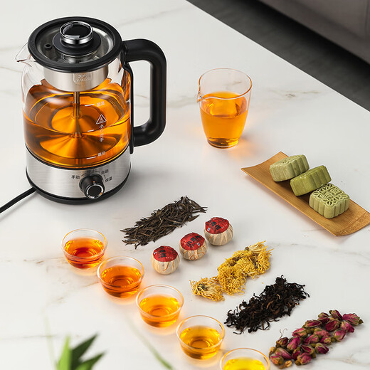 Biooner Tea Kettle Steam Spray Steamed Tea Constant Temperature Insulation Kettle Health Kettle Electric Kettle Office Tea Kettle B27