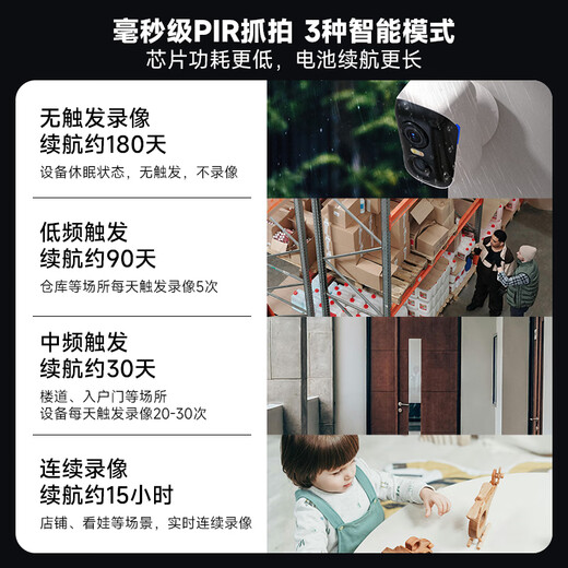 Shenmou-Kamera-Plug-in 4G Mobile lebenslange verkehrsfreie Stanzmagnetmagnetabsorbing Wireless Monitor ohne WLAN HD-Eingangstür für Home Mobile Remote Innen- und Außenbereich mit Nachtsicht BC4
