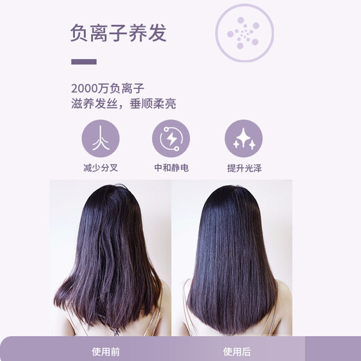 Philips hair dryer 3 series small flower tube low temperature quick drying high power negative ion hair care black foldable hair dryer for student dormitory birthday gift