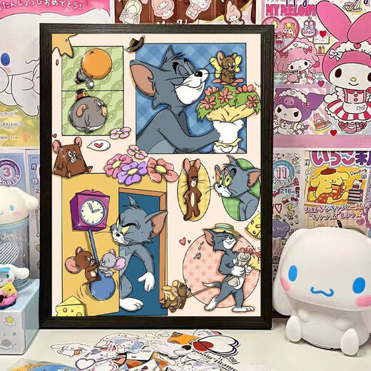 Taoli Shijia Cartoon Anime Strawberry Bear 1000 Piezas Puzzle de madera Curación de adultos Chinchilla Niños Educativos Toy Detective Conan-M1391 1000 Piezas Rompecabezas de madera Caja de regalo