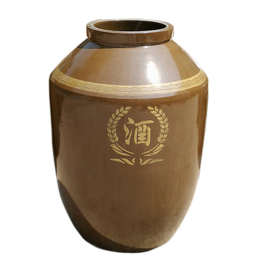 Xinyue Wine Storage Tank Thickened Ceramic Large Wine Tank 300 Jin Jin is equal to 0.5 kg 500 Jin Jin is equal to 0.5 kg 2000 Jin Jin is equal to 0.5 kg Wine storage jar for brewing liquor Thickened water capacity 400 Jin Jin is equal to 0.5 kg With earthenware lid